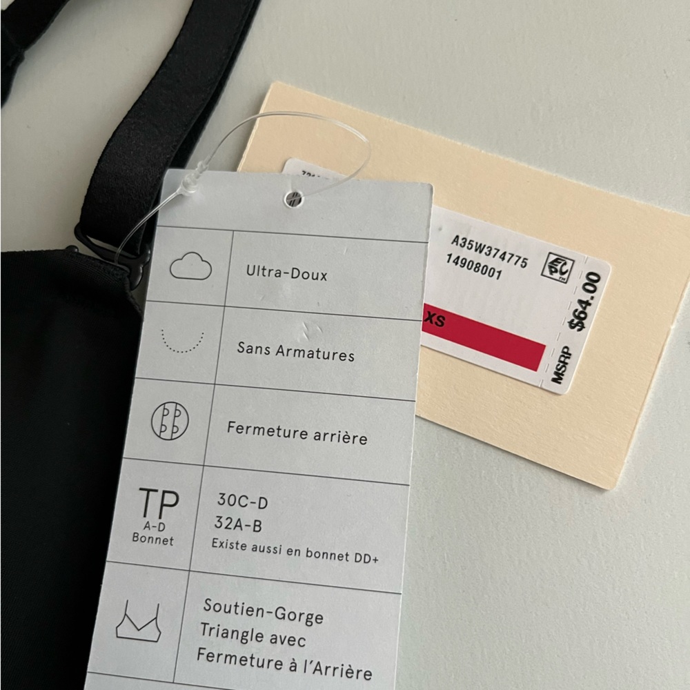 True&Co. Super Soft and Silky Laser-cut Tech Sealed Removable Pads No Lines Bra - Picture 3 of 8